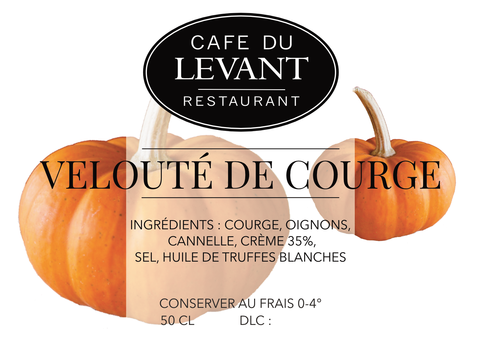 Velouté de Courges à l'emporter | Café du Levant, Aire-la-Ville